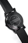 Emporio Armani Luigi Black Dial Black Leather Strap Watch For Men - AR1732