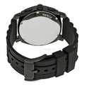 Fossil Machine Chronograph Black Dial Black Silicone Strap Watch for Men - FS4487