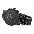 Hugo Boss Peak Black Dial Black Steel Strap Watch for Men - 1513814