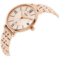 Fossil Jacqueline Rose Gold Dial Rose Gold Steel Strap Watch for Women - ES3435