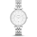 Fossil Jacqueline White Dial Silver Steel Strap Watch for Women - ES3545