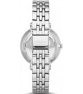 Fossil Jacqueline White Dial Silver Steel Strap Watch for Women - ES3545