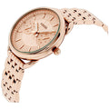 Fossil Tailor Rose Gold Dial Rose Gold Steel Strap Watch for Women - ES3713