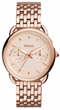 Fossil Tailor Rose Gold Dial Rose Gold Steel Strap Watch for Women - ES3713