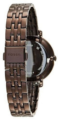 Fossil Jacqueline Brown Dial Brown Steel Strap Watch for Women - ES4275