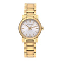 Burberry Heritage White Dial Gold Steel Strap Watch for Women - BU9203