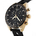 Tissot PRS 516 Chronograph Black Leather Strap Watch For Men - T100.417.36.051.00