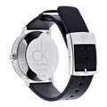 Calvin Klein Minimal Black Dial Black Leather Strap Watch for Women - K7622107