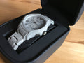 Emporio Armani Valente Chronograph Grey Dial Grey Steel Strap Watch For Men - AR1460