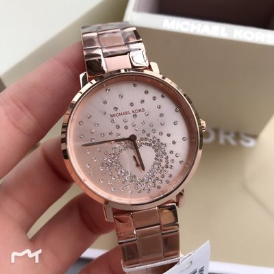 Michael Kors Jaryn Rose Gold Dial Rose Gold Steel Strap Watch for Women - MK3621