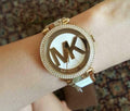 Michael Kors Parker White Dial Two Tone Steel Strap Watch for Women - MK6313