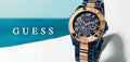 Guess BFF Multifunction Blue Dial Two Tone Steel Strap Watch for Women - W0231L6