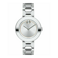 Movado Bold Silver Dial Silver Steel Strap Watch For Women - 3600381