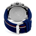 Tommy Hilfiger Decker Blue Dial Blue Rubber Strap Watch for Men - 1791476