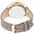 Fossil Cecile Champagne Dial Grey Leather Strap Watch for Women - AM4529