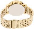 Fossil Boyfriend Chronograph Gold Dial Gold Steel Strap Watch for Women - ES2197