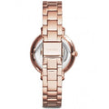 Fossil Jacqueline Day Date Rose Gold Dial Rose Gold Steel Strap Watch for Women - ES3665