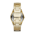 Fossil Stella Multifunction Gold Dial Gold Steel Strap Watch for Women - ES3589