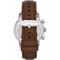 Fossil Townsman Chronograph Black Dial Brown Leather Strap Watch for Men  - FS5280