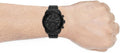 Fossil Bronson Chronograph Black Dial Black Steel Strap Watch for Men - FS5712