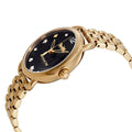 Coach Delancey Black Dial Gold Stainless Steel Strap Watch For Women - 14502813