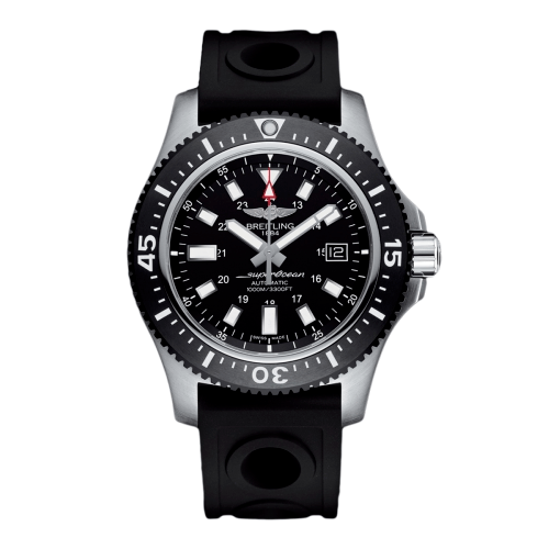 Breitling Superocean 44mm Special Volcano Black Dial Black Rubber Strap Watch for Men - Y1739310/BF45/227S/A20SS.1