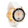 Gucci Dive Quartz White Dial White Rubber Strap Unisex Watch - YA136322