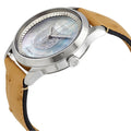 Gucci G Timeless Automatic Mother of Pearl Dial Brown Leather Strap Watch For Women - YA1264112