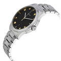 Gucci G Timeless Black Dial Silver Steel Strap Watch For Women - YA1264029A