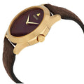 Gucci G Timeless Quartz Brown Dial Brown Leather Strap Watch for Men - YA1264035