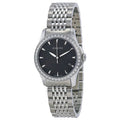 Gucci G Timeless Diamonds Mother of Pearl Black Dial Silver Mesh Bracelet Watch For Women - YA126507