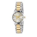 Gucci G Timeless Quartz Mother of Pearl Dial Two Tone Steel Strap Watch For Women - YA1265012