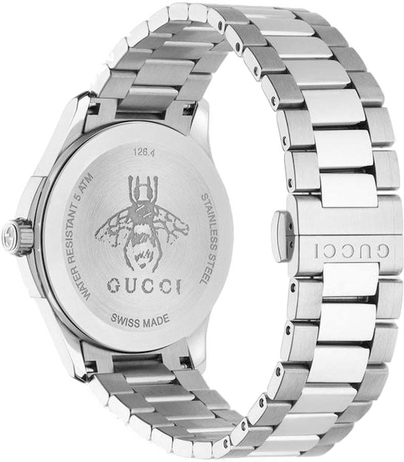 Gucci G Timeless Automatic Silver Stainless Steel Watch For Women - YA1264029