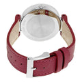 Gucci Interlocking G Quartz Red Dial Red Leather Strap Watch For Women - YA133321