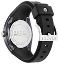 Gucci Sync Quartz Black Dial Black Rubber Strap Watch For Men - YA137301