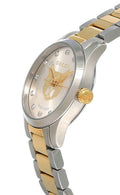 Gucci G Timeless Quartz Diamonds Silver Dial Two Tone Steel Strap Watch For Women - YA1265016