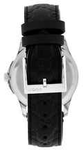 Gucci G Timeless Quartz Black Dial Black Leather Strap Watch For Men - YA1264031