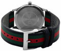 Gucci G Timeless Quartz Black Dial Black Leather Strap Watch For Men - YA1264079