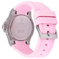 Guess Zena Quartz White Dial Pink Rubber Strap Watch For Women - W1094L4