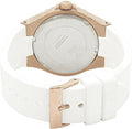 Guess Overdrive Analog White Dial White Rubber Strap Watch for Women - W10614L2