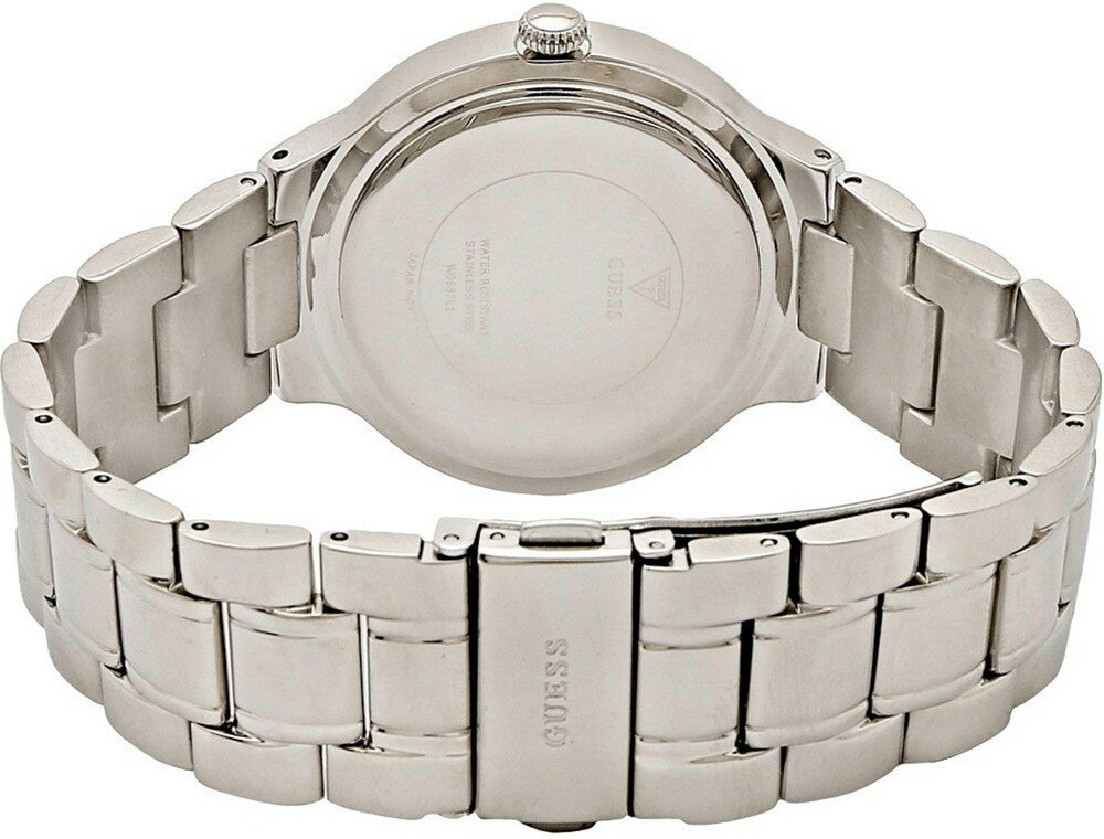 Guess Madison Diamonds Silver Dial Silver Steel Strap Watch for Women - W0637L1