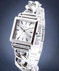 Guess Vanity Silver Dial Silver Steel Strap Watch for Women - W1029L1