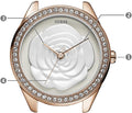 Guess Mini Rose Diamonds White Dial White Leather Strap Watch For Women - U85142l3