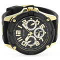 Guess Delta Black Dial Black Rubber Strap Watch for Men - GW0051G2