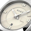 Gucci GG2570 Quartz White Dial Silver Steel Strap Watch For Women - YA142502