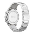 Hugo Boss Pioneer Chronograph Black Dial Silver Steel Strap Watch for Men - 1513712