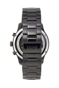 Hugo Boss Professional Chronograph Black Dial Black Steel Strap Watch for Men - 1513528