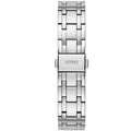 Guess Cosmo Diamonds Turquoise Dial Silver Steel Strap Watch for Women - GW0033L7