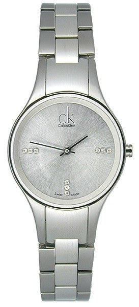 Calvin Klein Simplicity Silver Dial Silver Steel Strap Watch for Women - K4323120