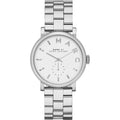 Marc Jacobs Marc Baker White Dial Silver Stainless Steel Strap Watch for Women - MBM3246